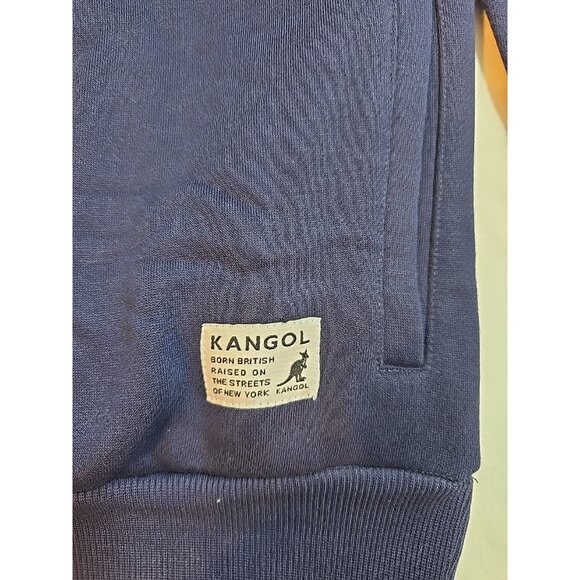 Kangol Men's Color Block Crewneck Pullover Sweatshirt Pockets Size L New - Picture 6 of 16